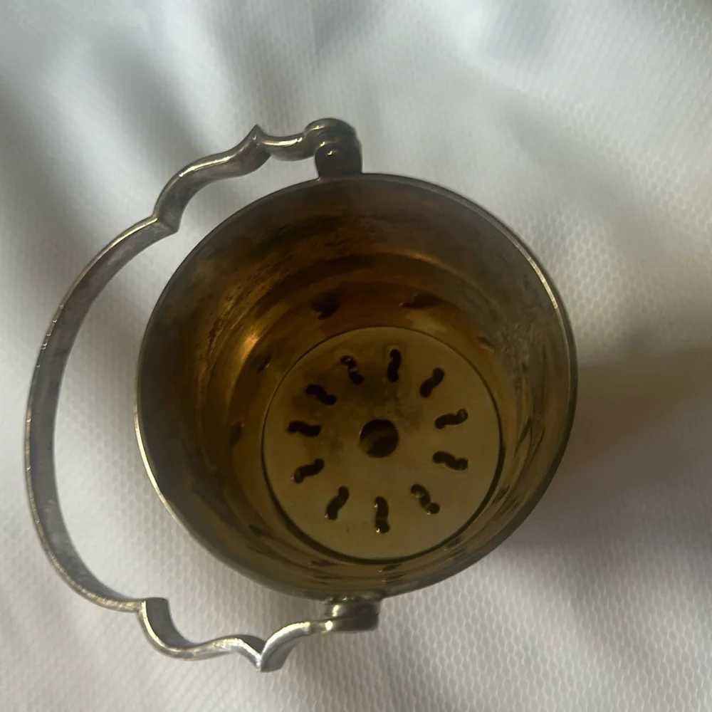 Vintage Silver Ice Bucket with Drip Tray